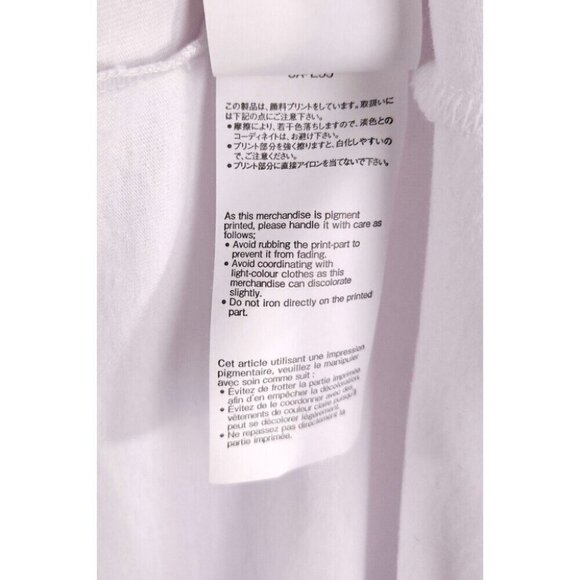 Sacai Get Lifted Long Sleeve T-Shirt 3 L Mens White Logo New RARE - Picture 13 of 13